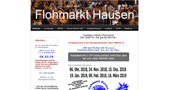 Desktop Screenshot of flohmarkt-obertshausen.de
